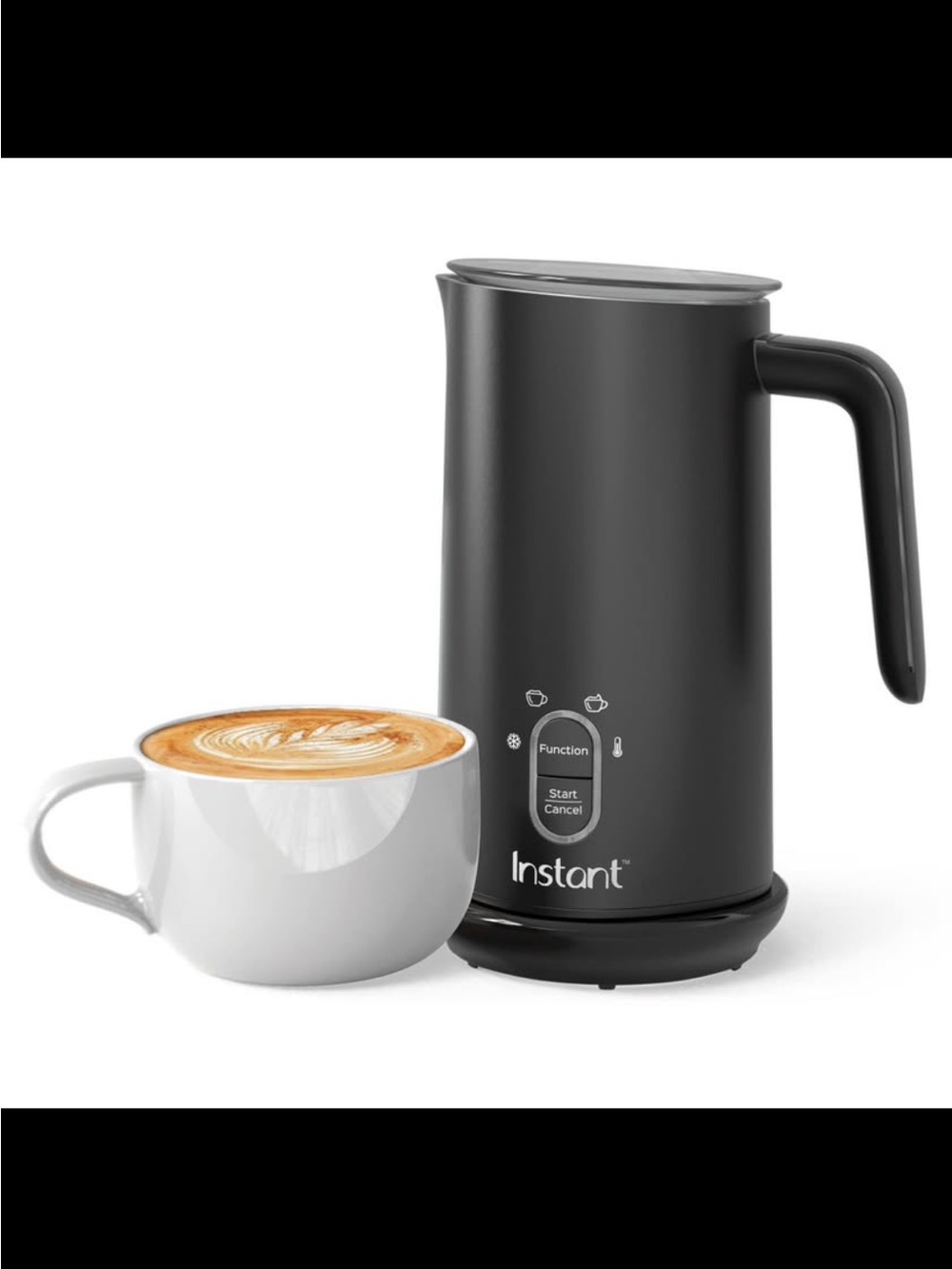 Instant pot Black Electric Milk Frother and Heater